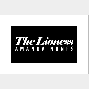 The Lioness Amanda Nunes Posters and Art